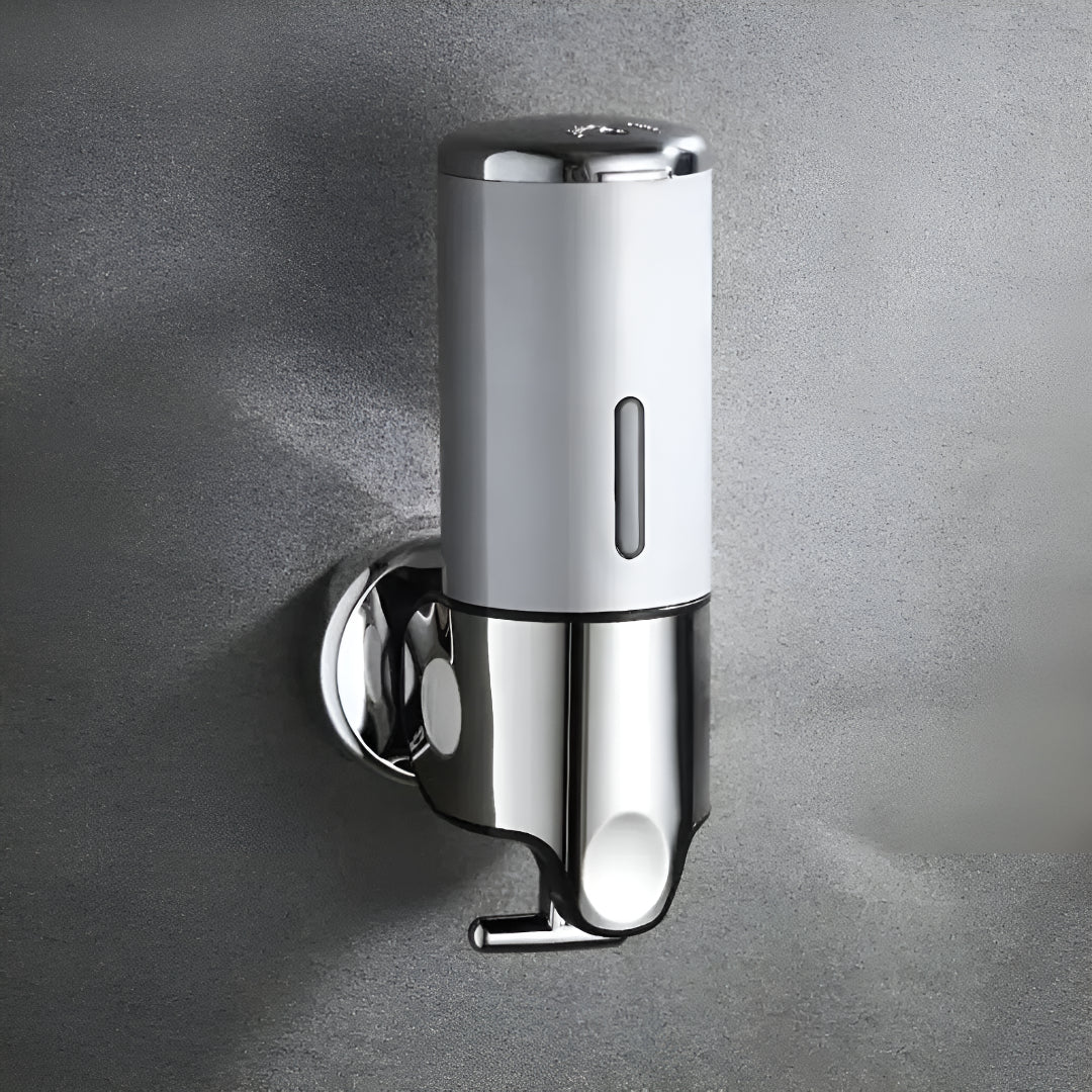 Sleek Wall-Mounted Brass Soap Dispenser – Suitable for Bathroom and Kitchen