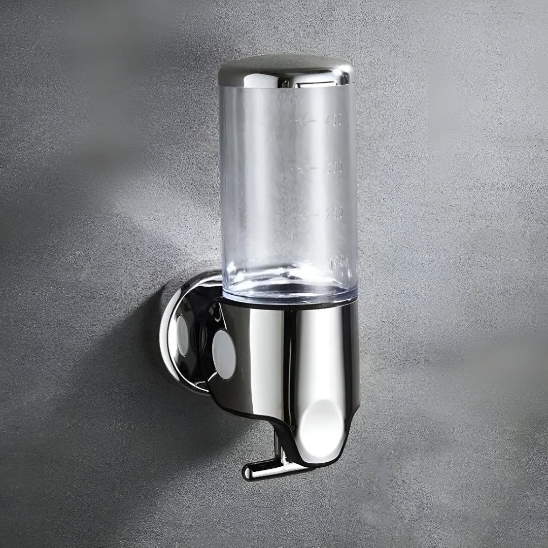 Sleek Wall-Mounted Brass Soap Dispenser – Suitable for Bathroom and Kitchen