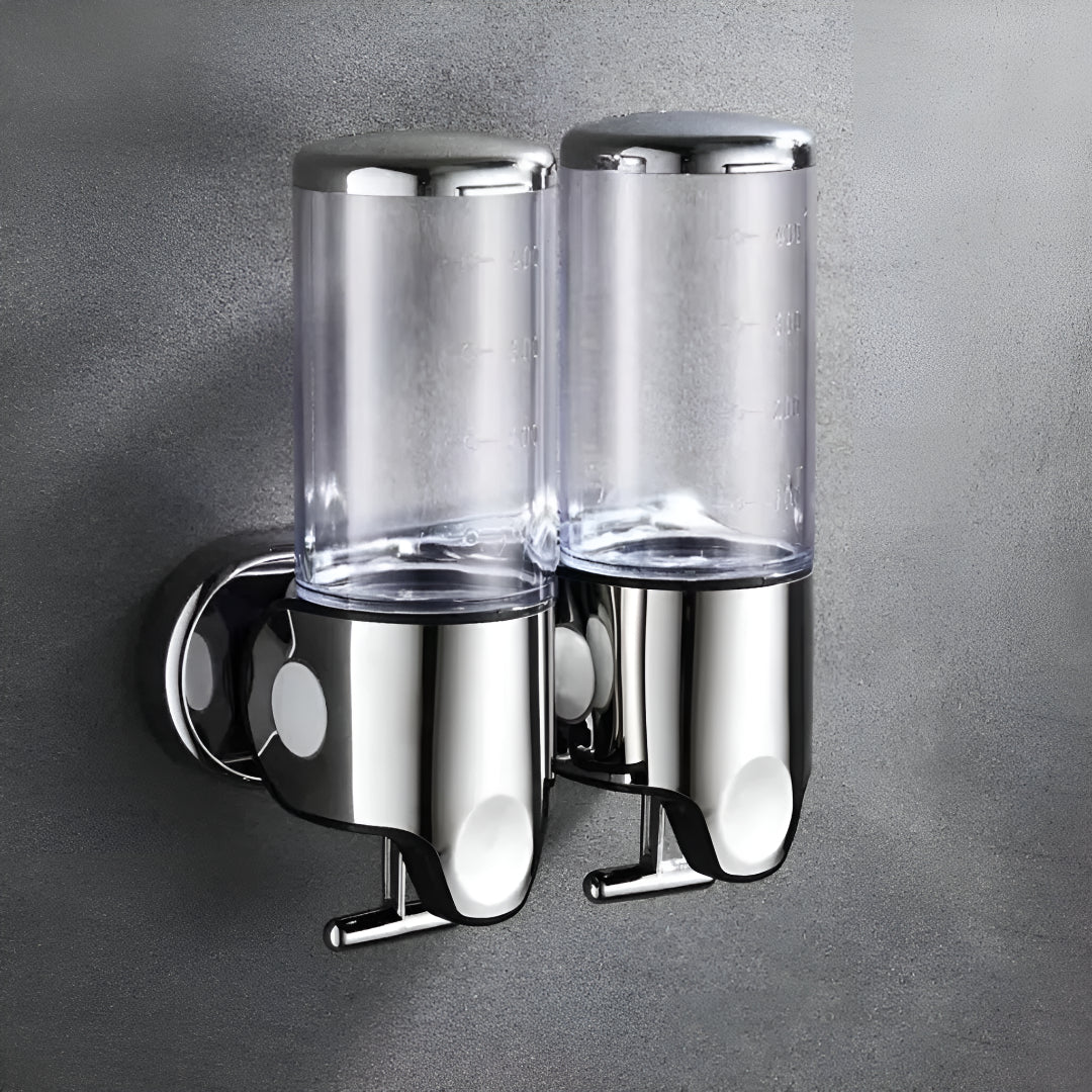 Sleek Wall-Mounted Brass Soap Dispenser – Suitable for Bathroom and Kitchen