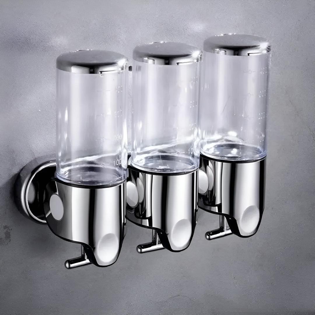Sleek Wall-Mounted Brass Soap Dispenser – Suitable for Bathroom and Kitchen