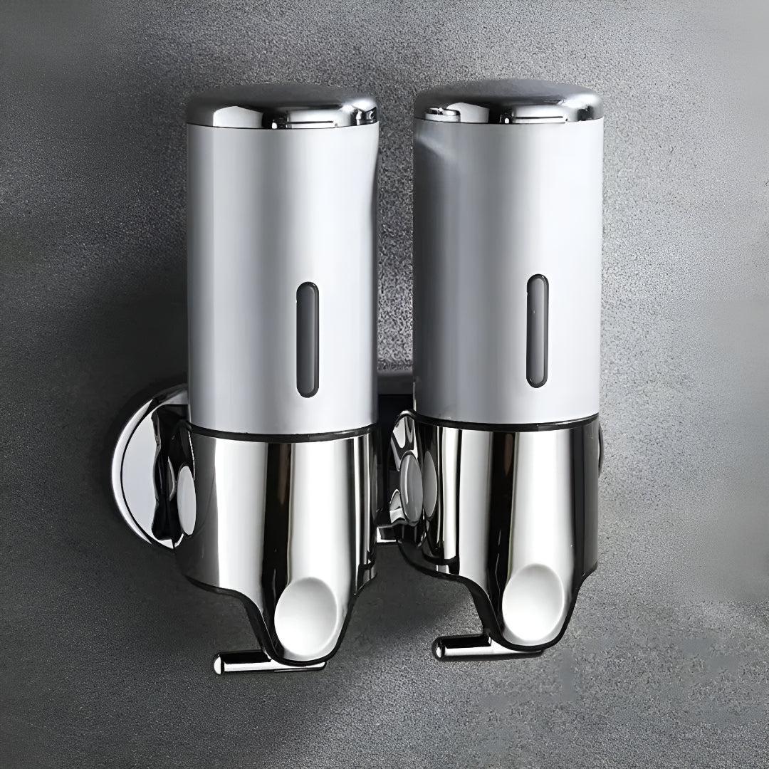 Sleek Wall-Mounted Brass Soap Dispenser – Suitable for Bathroom and Kitchen