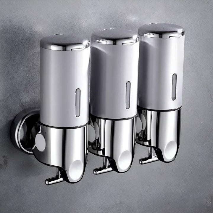 Sleek Wall-Mounted Brass Soap Dispenser – Suitable for Bathroom and Kitchen