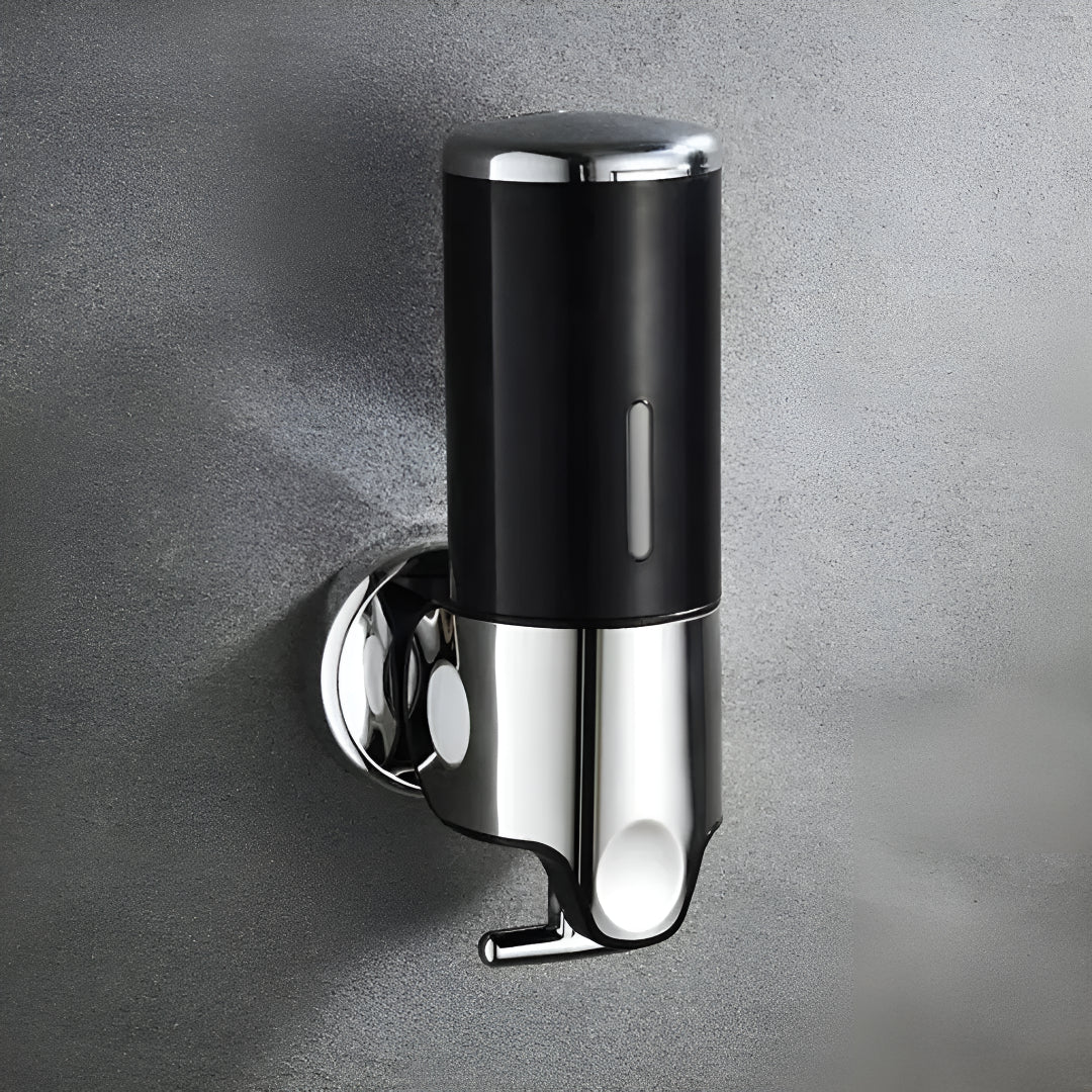 Sleek Wall-Mounted Brass Soap Dispenser – Suitable for Bathroom and Kitchen