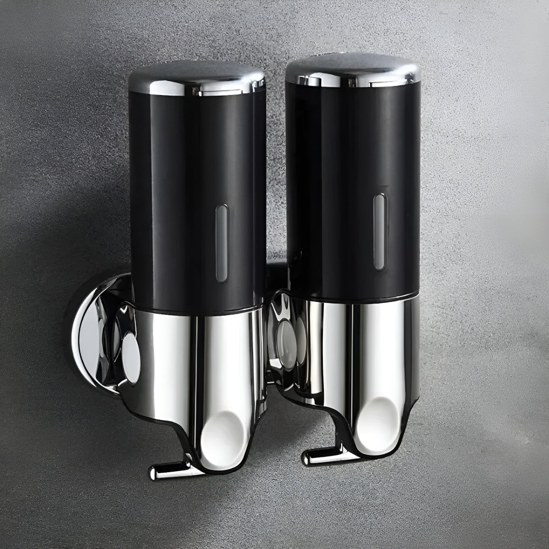 Sleek Wall-Mounted Brass Soap Dispenser – Suitable for Bathroom and Kitchen