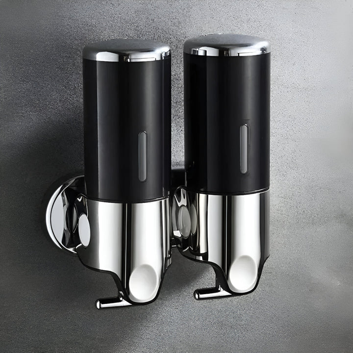 Sleek Wall-Mounted Brass Soap Dispenser – Suitable for Bathroom and Kitchen