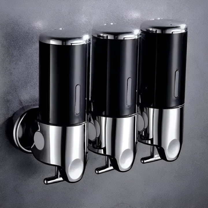 Sleek Wall-Mounted Brass Soap Dispenser – Suitable for Bathroom and Kitchen