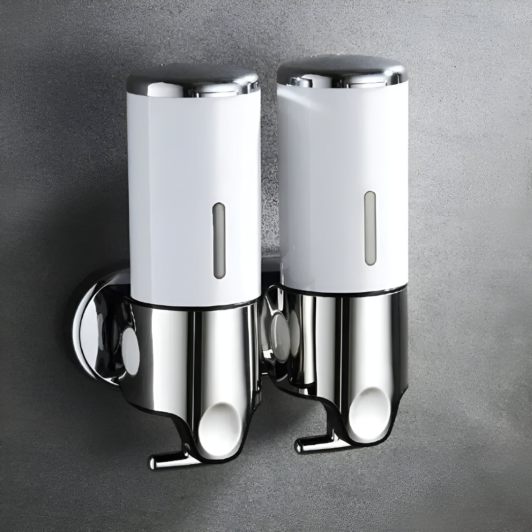 Sleek Wall-Mounted Brass Soap Dispenser – Suitable for Bathroom and Kitchen