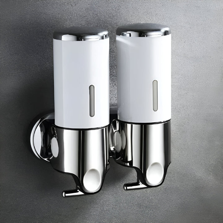 Sleek Wall-Mounted Brass Soap Dispenser – Suitable for Bathroom and Kitchen