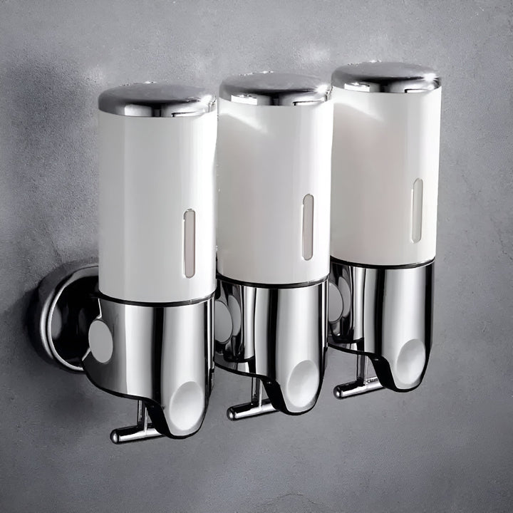 Sleek Wall-Mounted Brass Soap Dispenser – Suitable for Bathroom and Kitchen