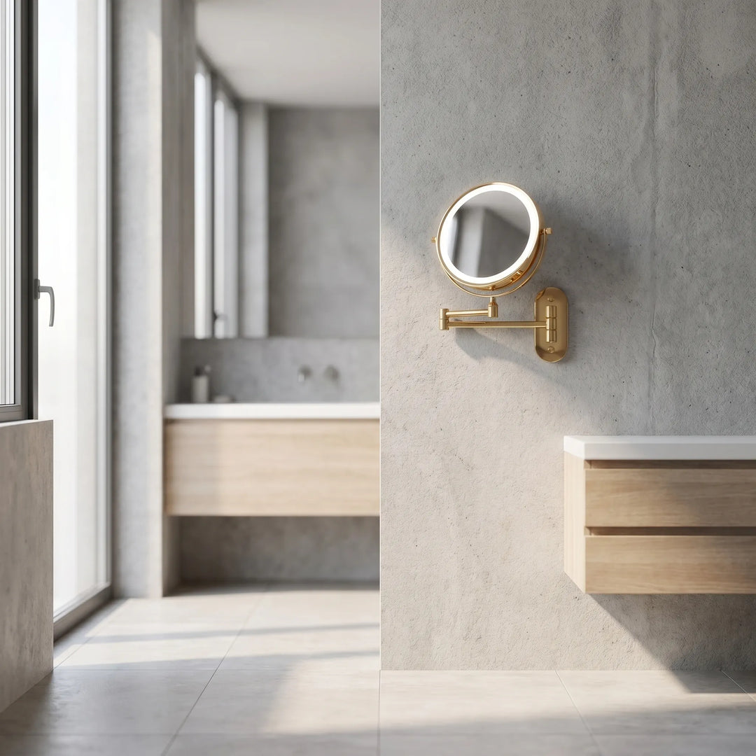 Wall-Mounted Extendable Mirror