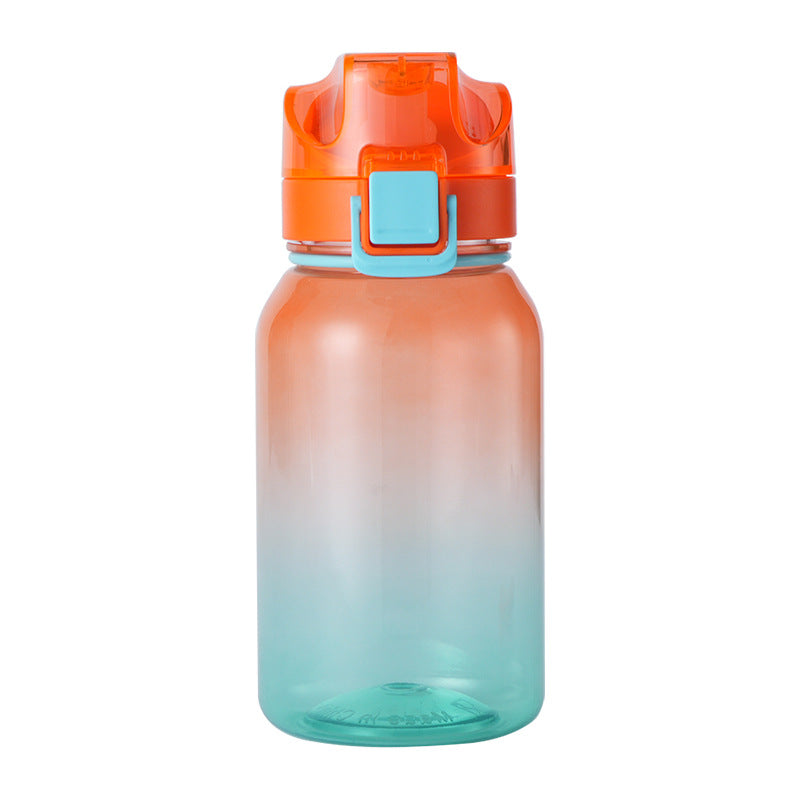 Water Bottle with Aroma Ring and Straw, 600 ml