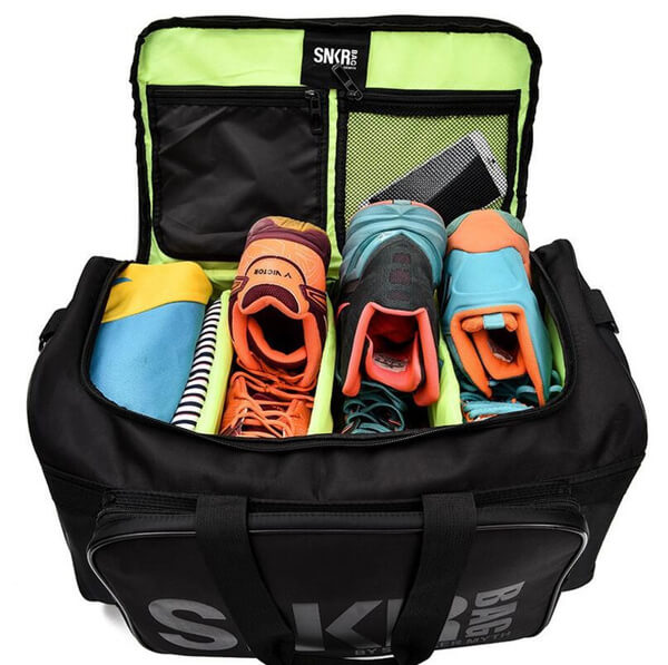 Water-Resistant Multi-Compartment Sneaker &amp; Gear Travel Bag