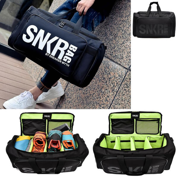 Water-Resistant Multi-Compartment Sneaker &amp; Gear Travel Bag