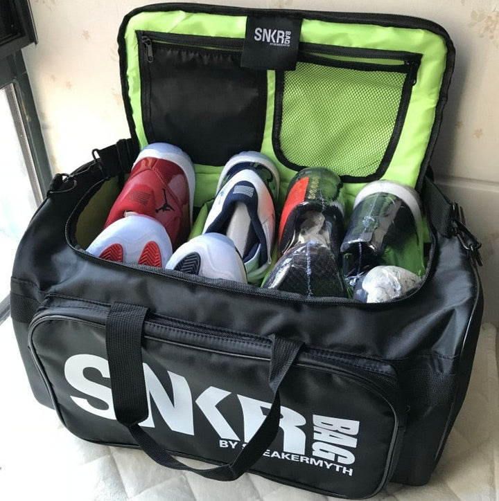 Water-Resistant Multi-Compartment Sneaker &amp; Gear Travel Bag