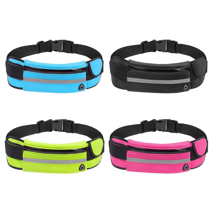 Water-Resistant Running Waist Belt – 1+1 FREE Fitness &amp; Travel Storage Pack