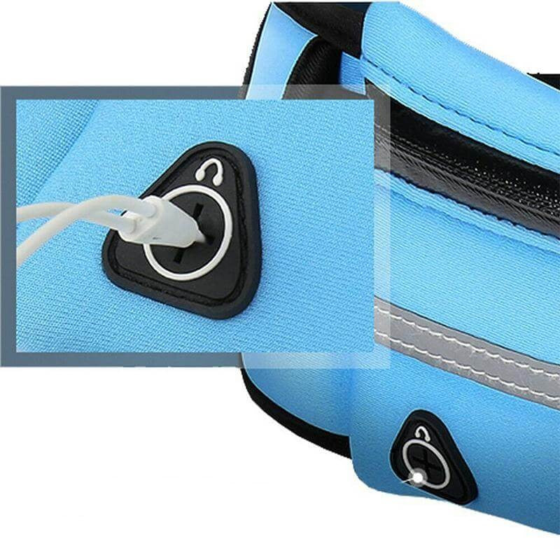 Water-Resistant Running Waist Belt – 1+1 FREE Fitness &amp; Travel Storage Pack
