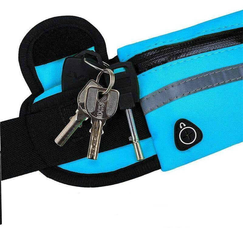 Water-Resistant Running Waist Belt – 1+1 FREE Fitness &amp; Travel Storage Pack