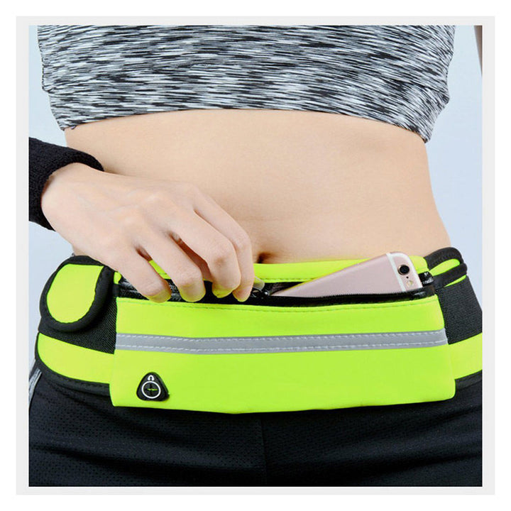 Water-Resistant Running Waist Belt – 1+1 FREE Fitness &amp; Travel Storage Pack
