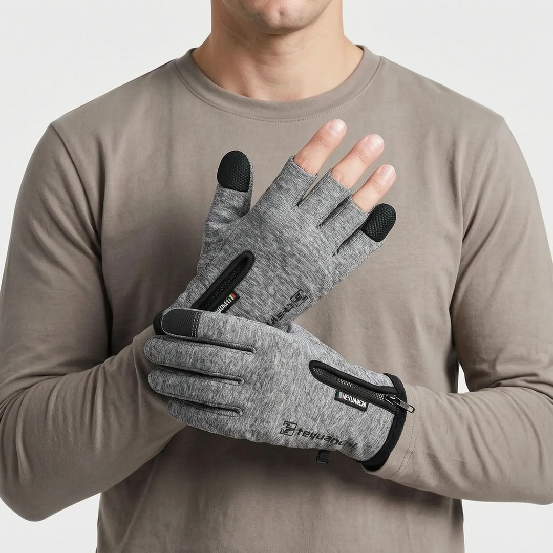 Water-Resistant Thermal Fishing Gloves