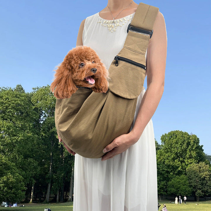 Waterproof Canvas Pet Messenger Bag
