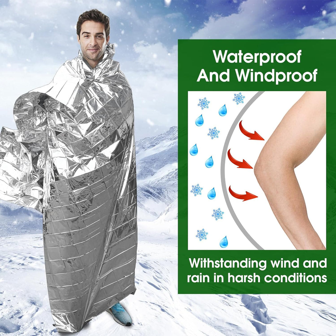 Waterproof Emergency Thermal Mylar Space Survival Blanket
