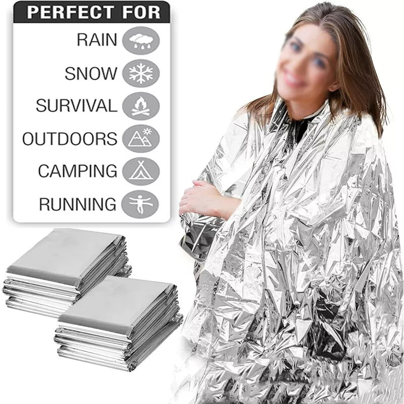 Waterproof Emergency Thermal Mylar Space Survival Blanket