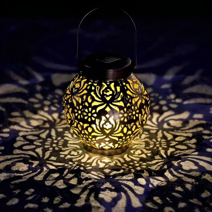 Waterproof LED Solar Garden Hanging Lamp - RadiantGlow