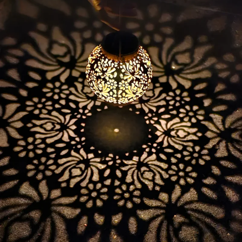 Waterproof LED Solar Garden Hanging Lamp - RadiantGlow