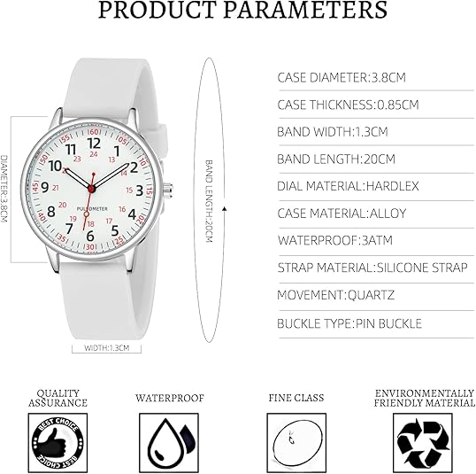 Waterproof Nurse Watch