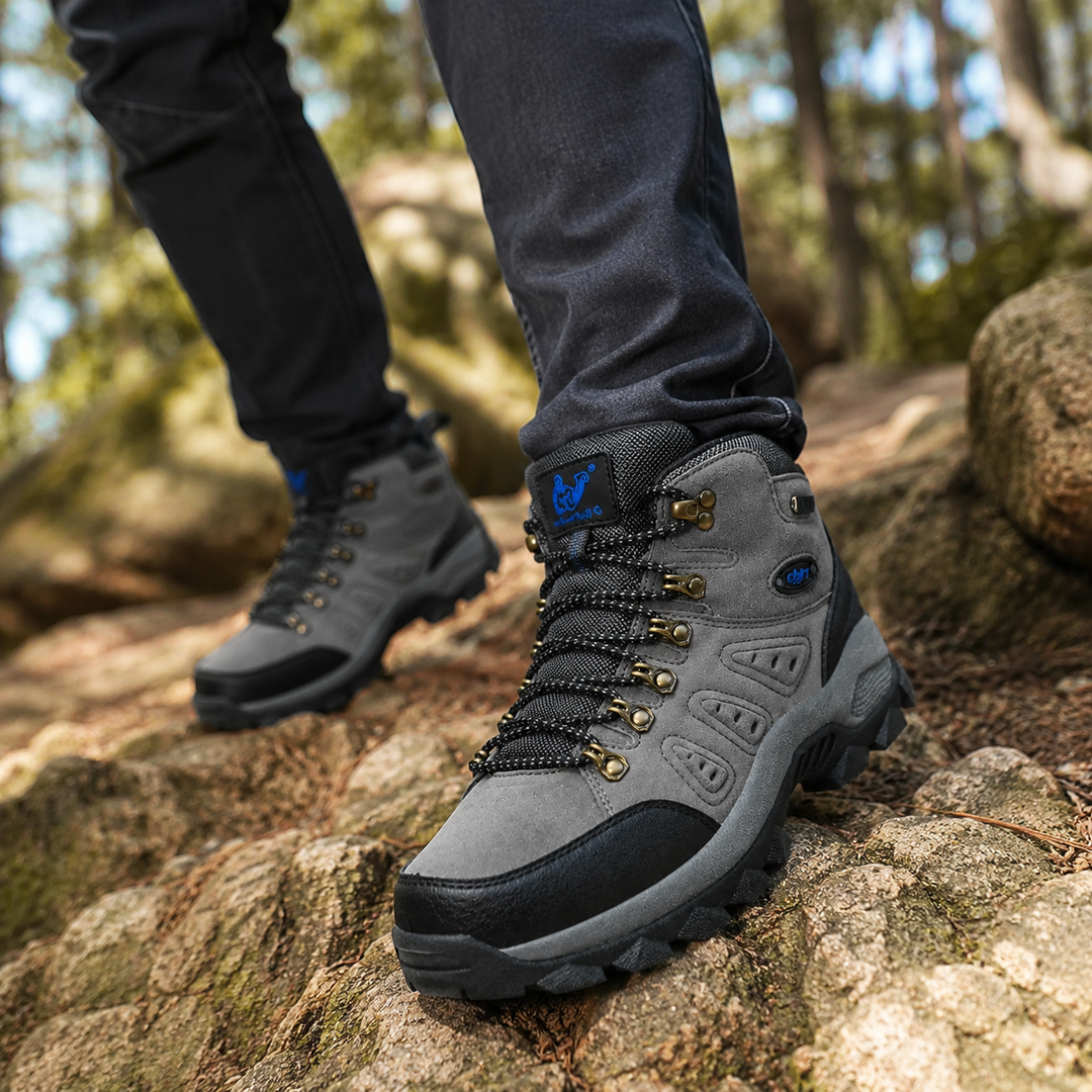 Waterproof Orthopedic Hiking Shoes with Non-Slip Sole for Men &amp; Women