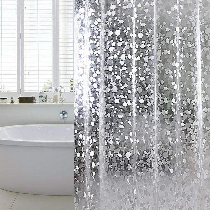 Waterproof Textured Shower Curtain