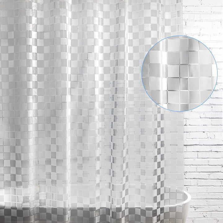 Waterproof Textured Shower Curtain