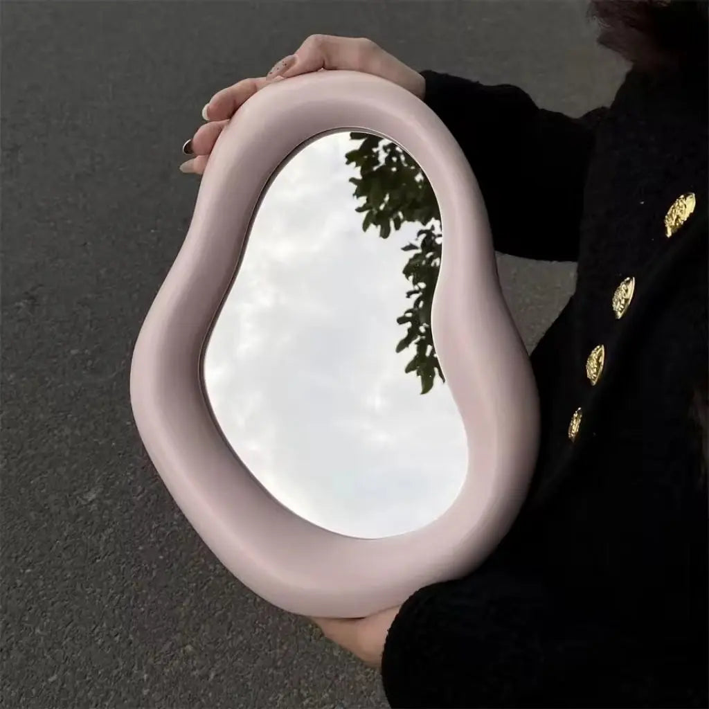 Wavy Cloud Sculptural Accent Mirror