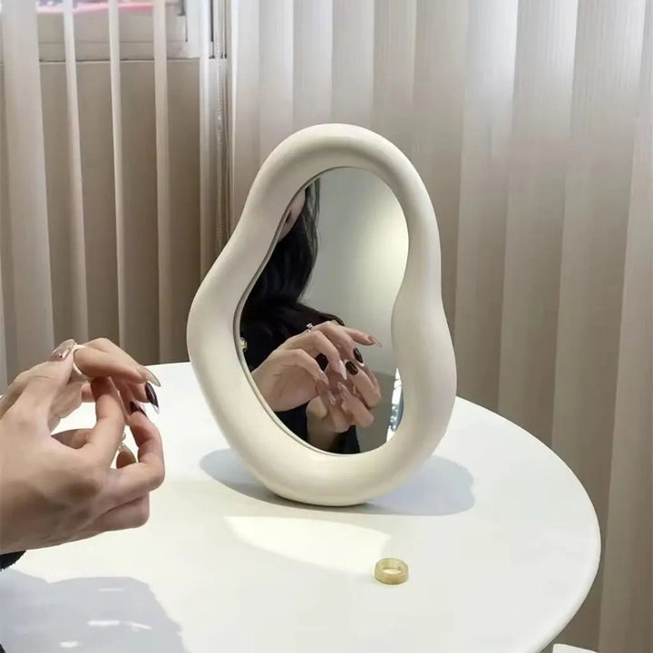 Wavy Cloud Sculptural Accent Mirror