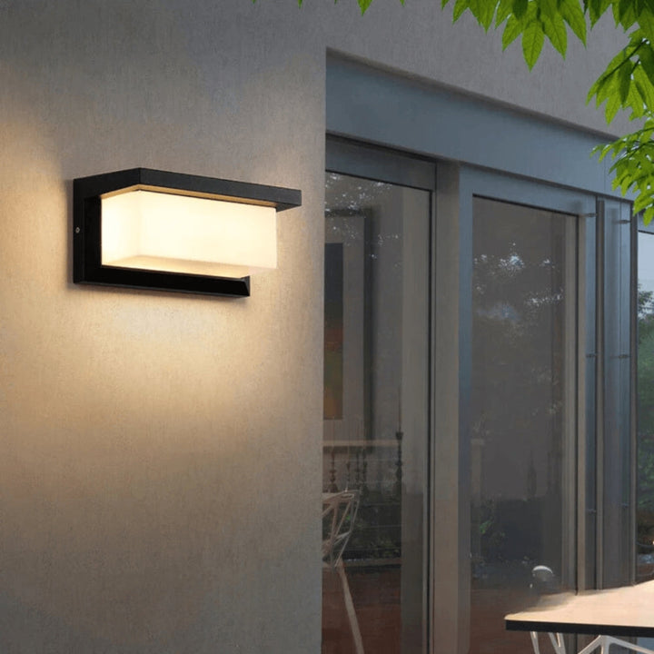 Weatherproof Wall Light with Automatic Light Activation for Entrances, Patios &amp; Pathways