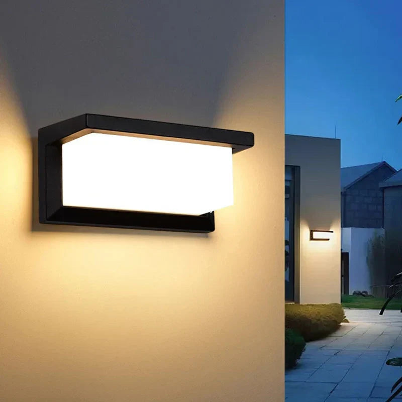 Weatherproof Wall Light with Automatic Light Activation for Entrances, Patios &amp; Pathways