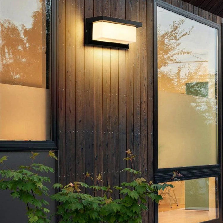 Weatherproof Wall Light with Automatic Light Activation for Entrances, Patios &amp; Pathways
