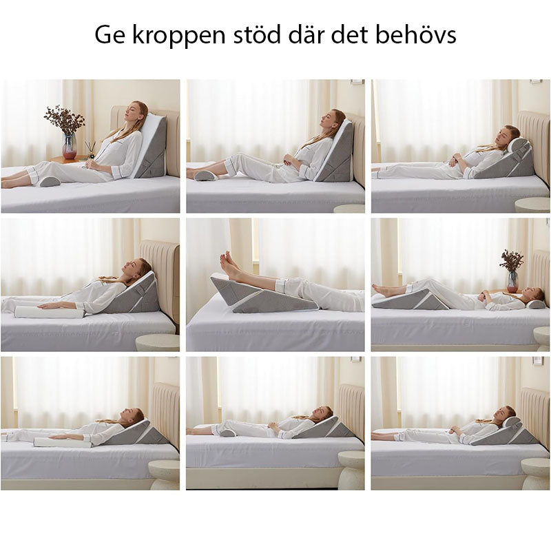 Wedge Pillow Adjustable - Support for Back, Sleep &amp; Rehab