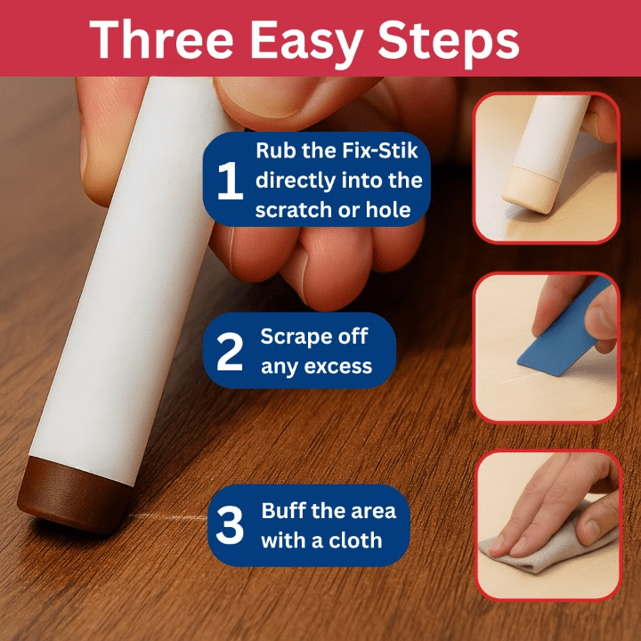 Wood Repair Wax Pens - Multi-Color, Easy Application