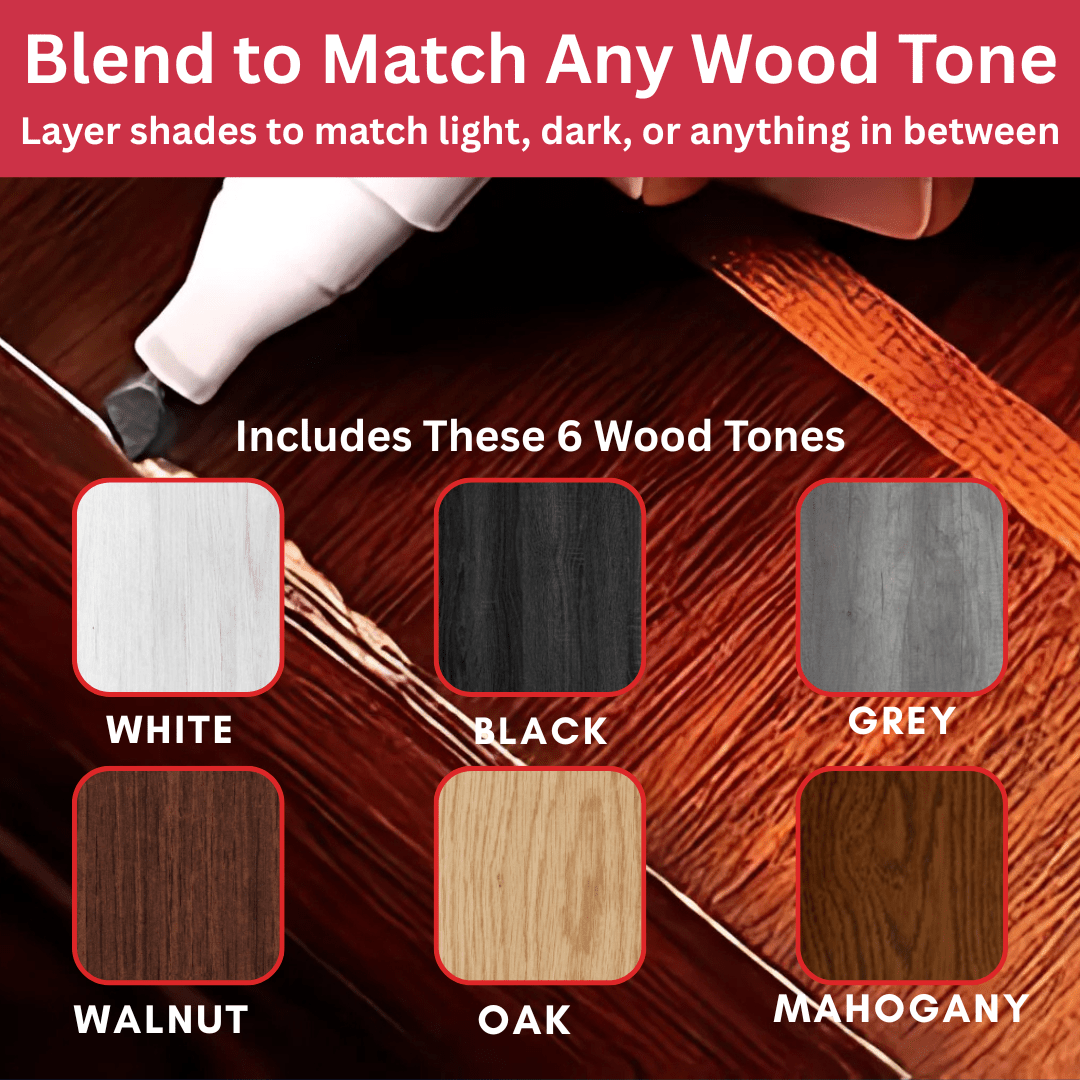 Wood Repair Wax Pens - Multi-Color, Easy Application