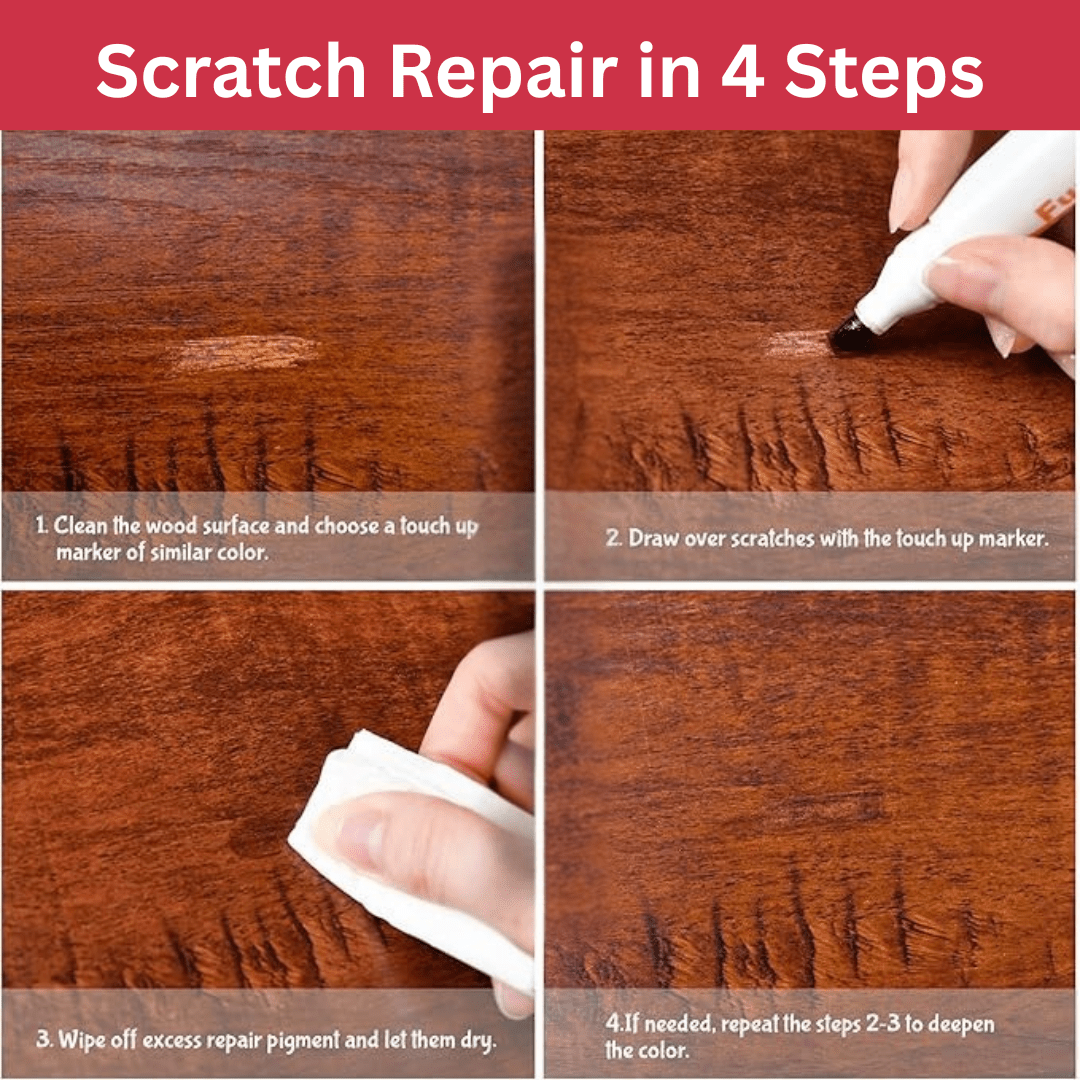 Wood Repair Wax Pens - Multi-Color, Easy Application