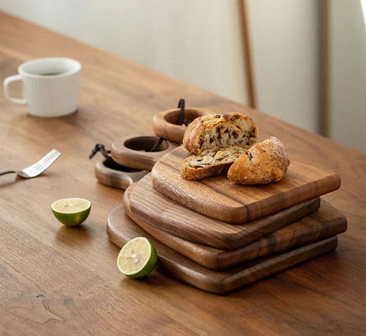 Wooden Cutting Boards Made of Walnut Perfect for Cutting and Serving