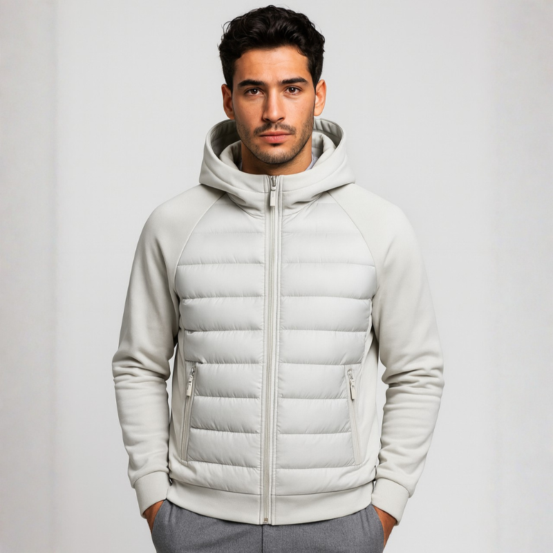 Zip-Up Hooded Jacket